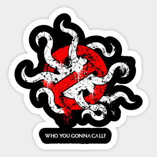 Cthulhu ghostbusters Sticker